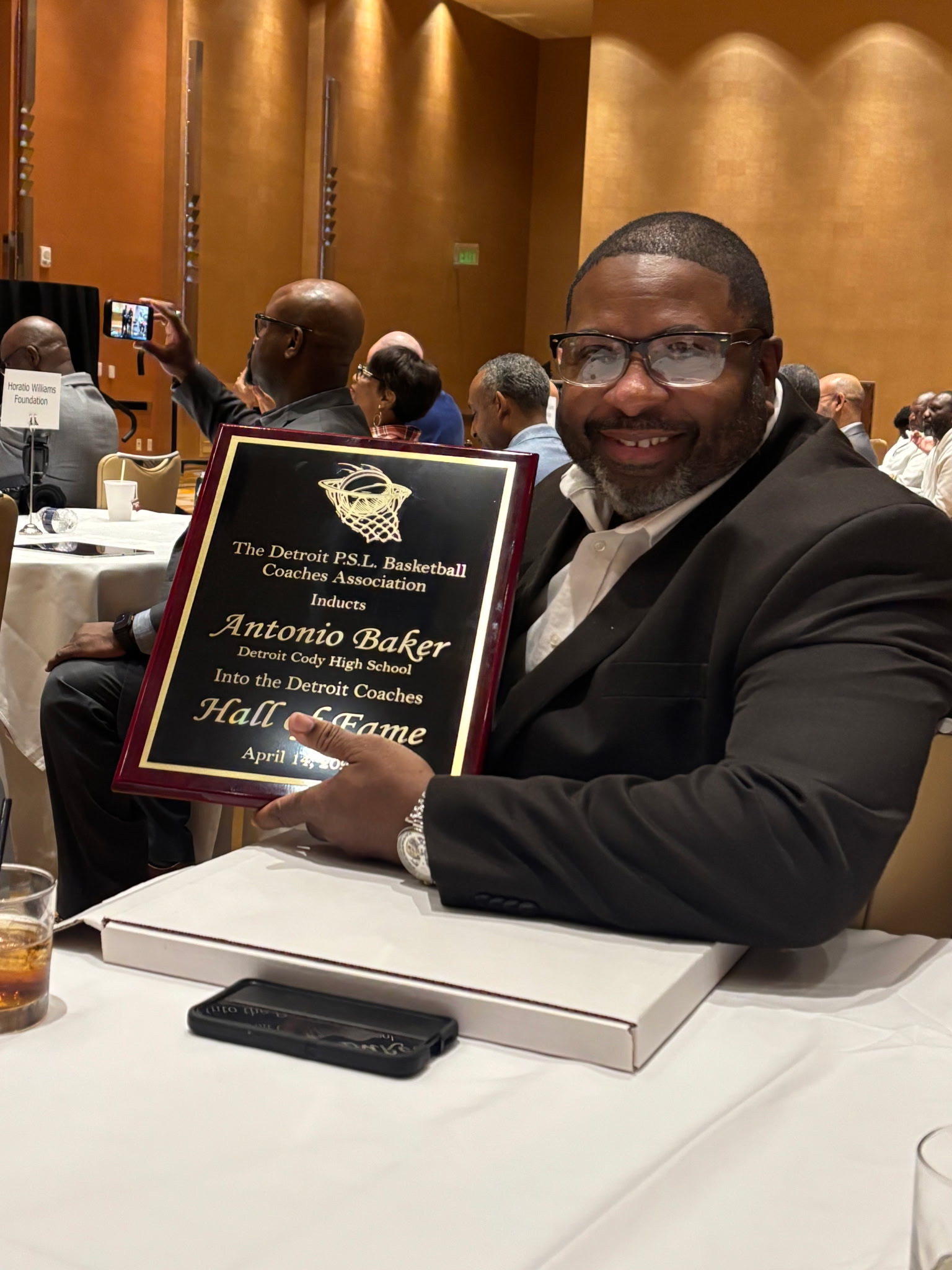 Congratulations, Antonio Baker: Detroit Coaches Hall of Fame