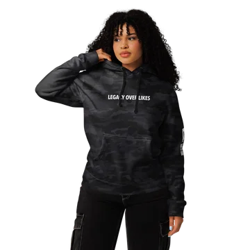 Legacy Over Likes Camo Hoodie