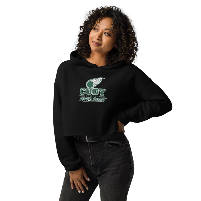 Sports Parent Crop Hoodie